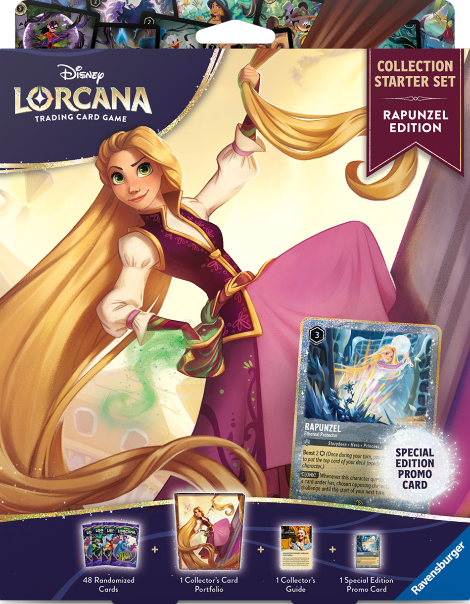 rapunzel lorcana cards DISNEY SET 13 COLLECTION STARTER SET – The CG Realm Options:0213 (Borderless) (Surge Foil) - Commander: FINAL FANTASY (FIC) southern hobby elite Tangled Disney Lorcana Most expensive Disney Lorcana