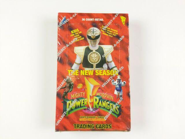 1994 Mighty Morphin Power Rangers: The New Season Trading Cards - Retail Box | The CG Realm