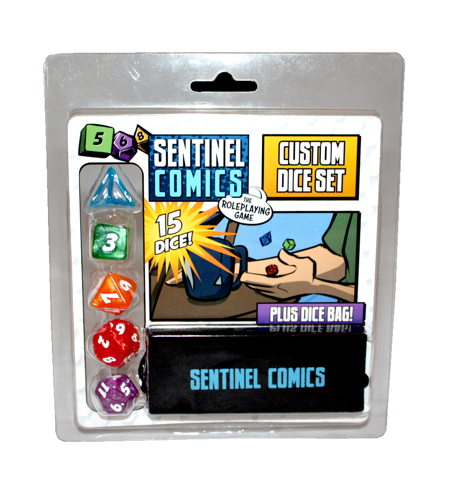 SENTINEL COMICS: THE RPG DICE SET | The CG Realm