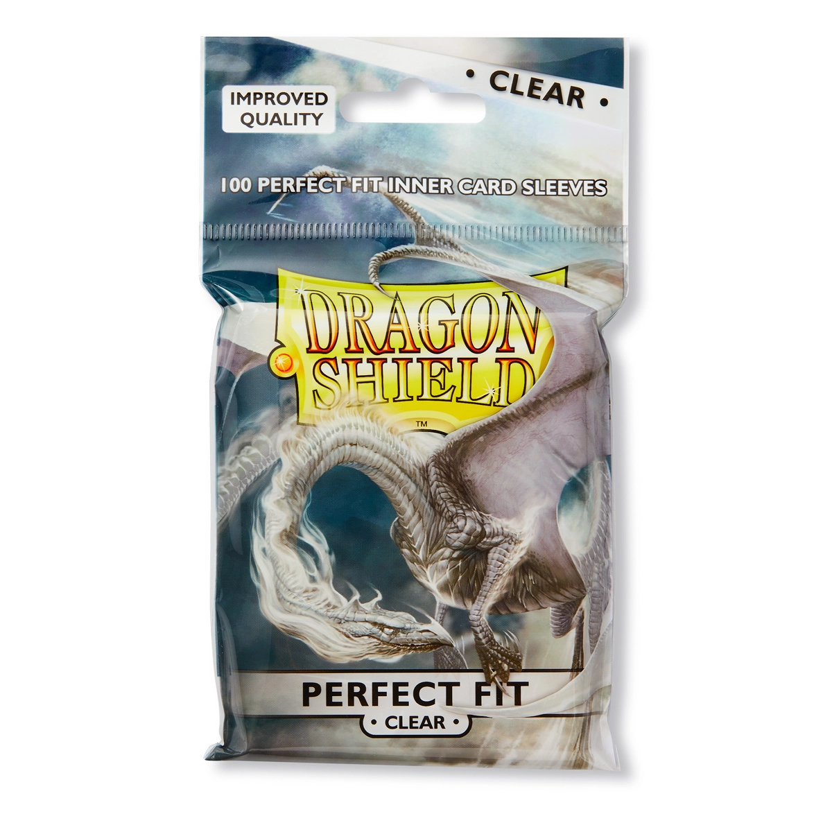 Dragon Shield Perfect Fit Sleeve - Clear ‘Sanctus’ | The CG Realm
