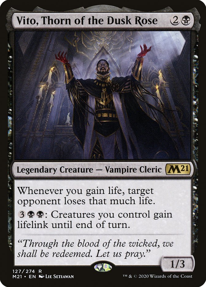Vito, Thorn of the Dusk Rose [Core Set 2021] | The CG Realm
