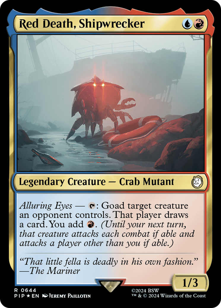 Red Death, Shipwrecker (Surge Foil) [Fallout] | The CG Realm