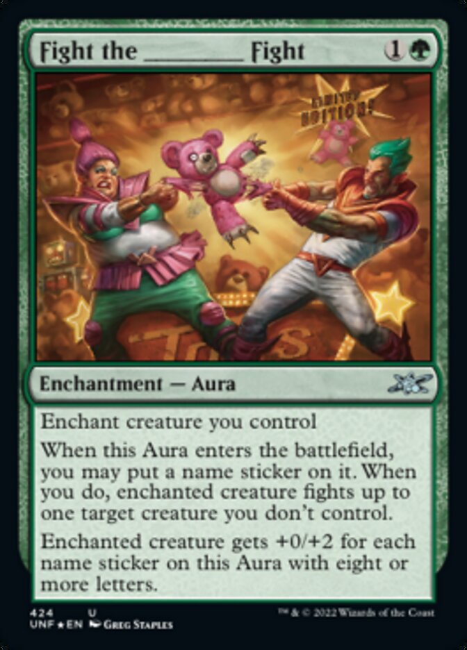 Fight the _____ Fight (Galaxy Foil) [Unfinity] | The CG Realm