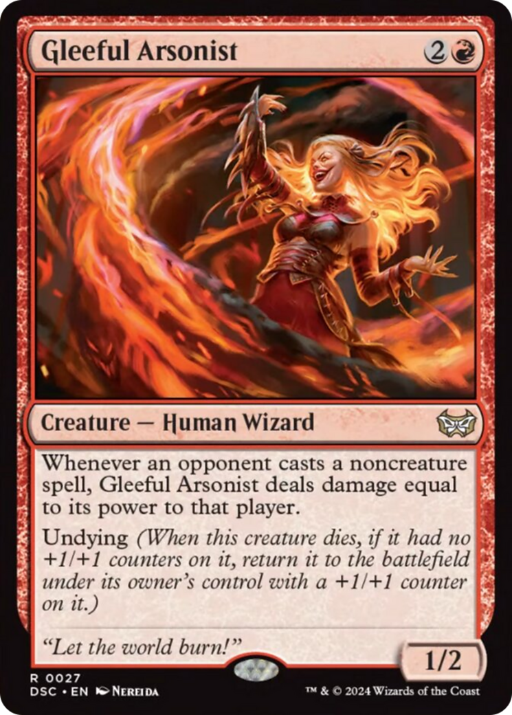 Gleeful Arsonist [Duskmourn: House of Horror Commander] | The CG Realm