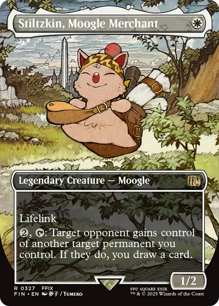 Stiltzkin, Moogle Merchant (Borderless) [FINAL FANTASY] | The CG Realm