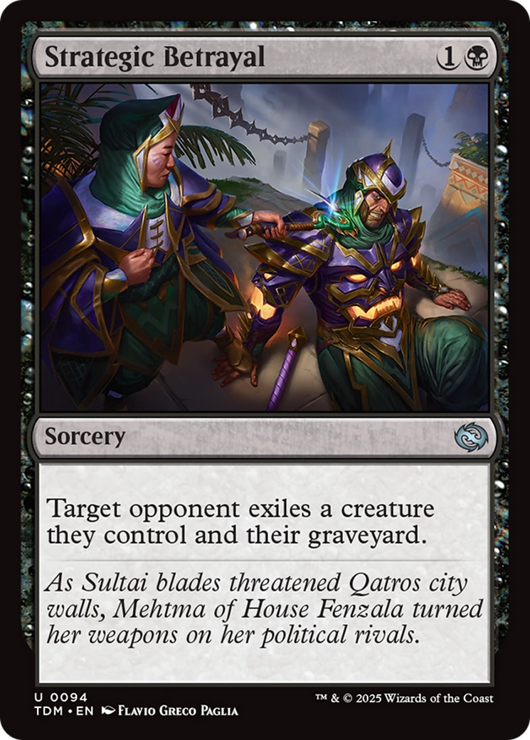 Strategic Betrayal [Tarkir: Dragonstorm] | The CG Realm