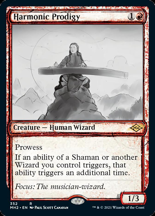 Harmonic Prodigy (Showcase) (MH2-352) - Modern Horizons 2: (Showcase)