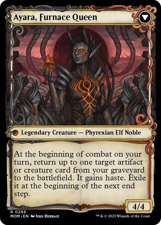 Ayara, Widow of the Realm (Showcase) (MOM-296) - March of the Machine: (Showcase)