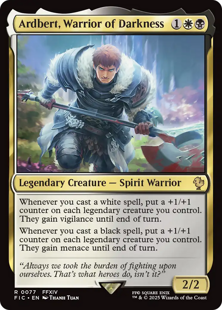 Ardbert, Warrior of Darkness [FINAL FANTASY Commander] | The CG Realm