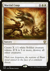 Martial Coup [Phyrexia: All Will Be One Commander] | The CG Realm