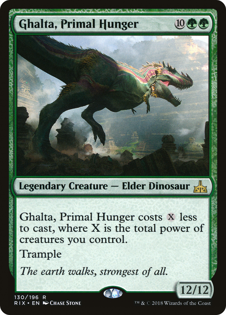 Ghalta, Primal Hunger (RIX-130) - Rivals of Ixalan