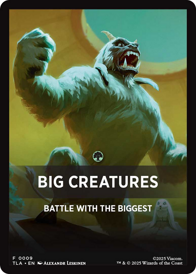 Big Creatures Theme Card [Avatar: The Last Airbender] | The CG Realm