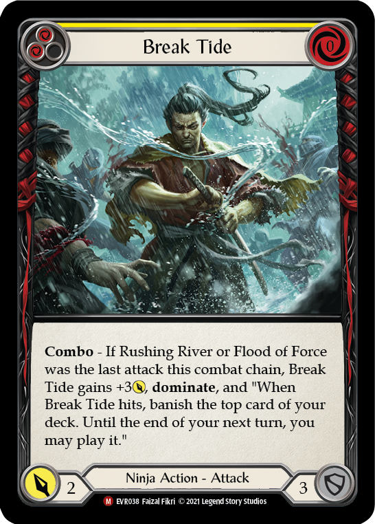 Break Tide [EVR038] (Everfest)  1st Edition Rainbow Foil | The CG Realm