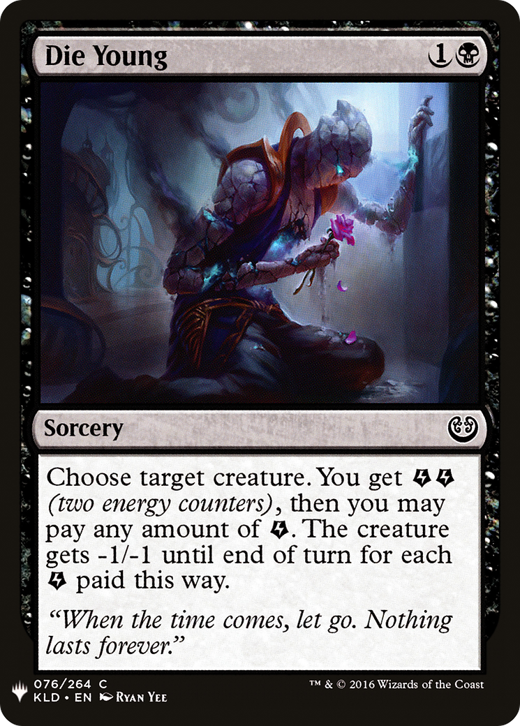 Die Young (LIST-KLD-76) - The List
