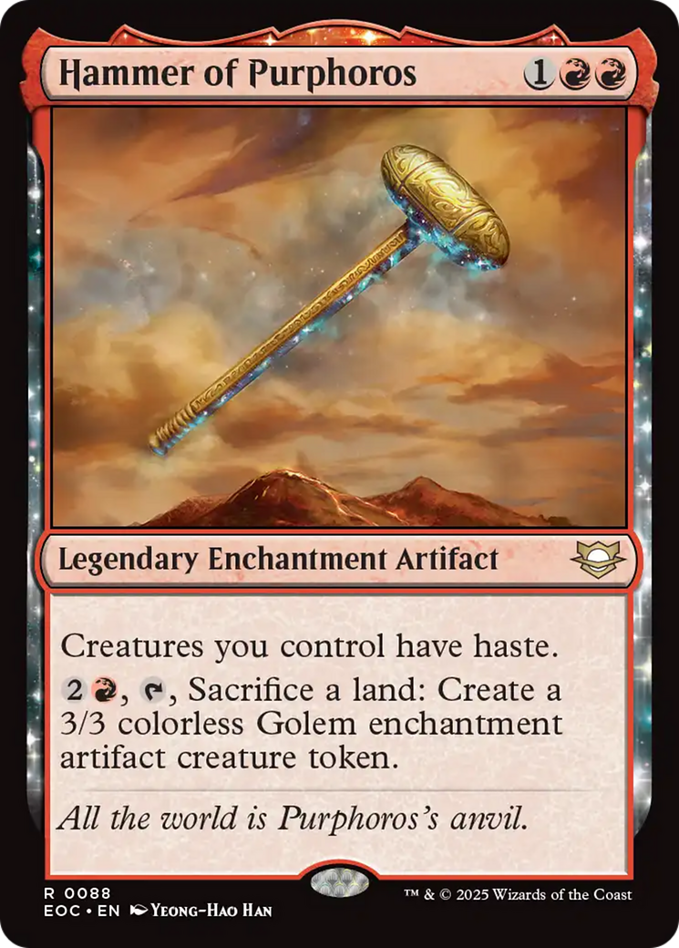 Hammer of Purphoros [Edge of Eternities Commander] | The CG Realm