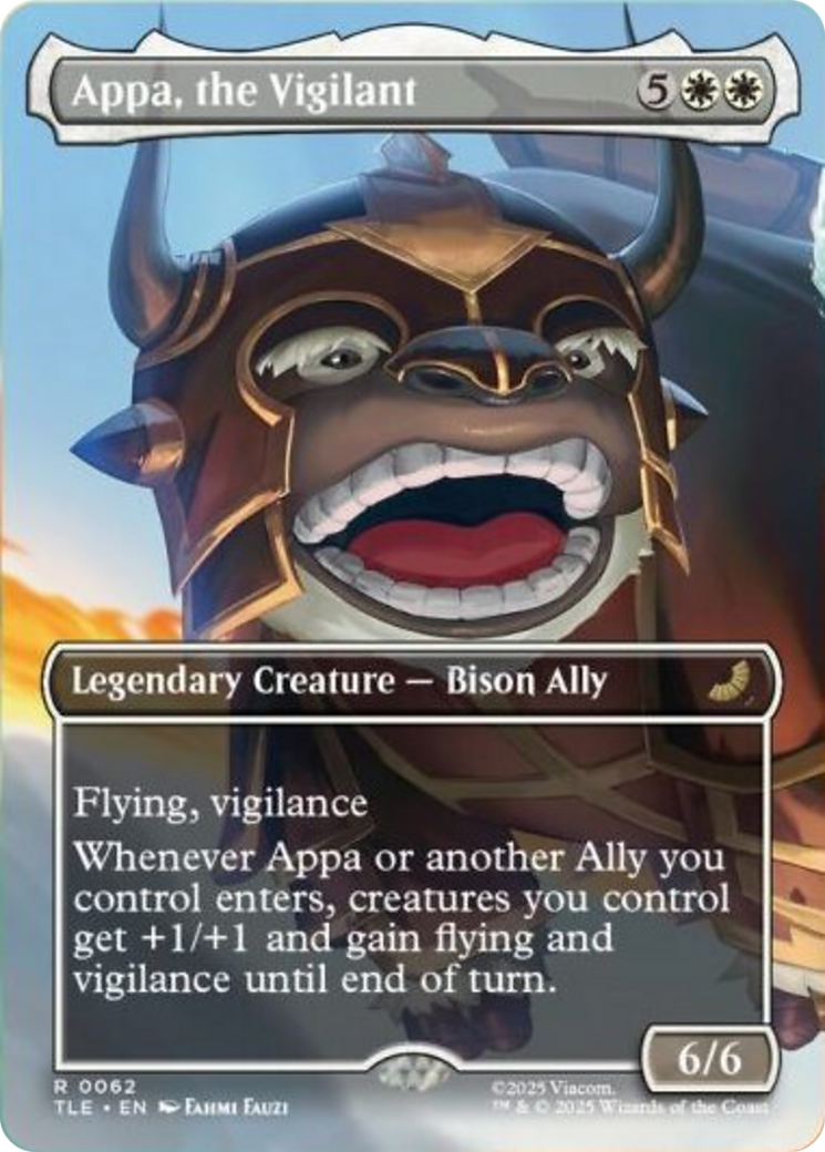 Appa, the Vigilant (Borderless) [Avatar: The Last Airbender: Eternal-Legal] | The CG Realm