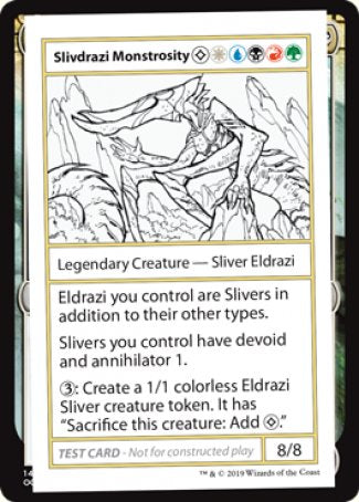 Slivdrazi Monstrosity (2021 Edition) [Mystery Booster Playtest Cards] | The CG Realm