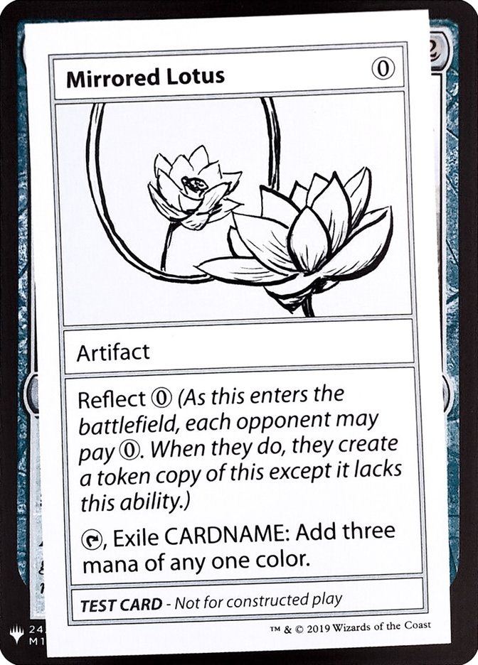 Mirrored Lotus [Mystery Booster Playtest Cards] | The CG Realm