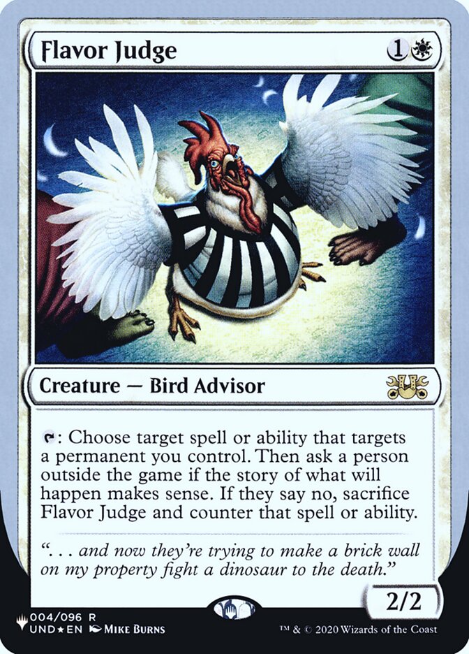 Flavor Judge (Unfinity Foil Edition) [The List] | The CG Realm