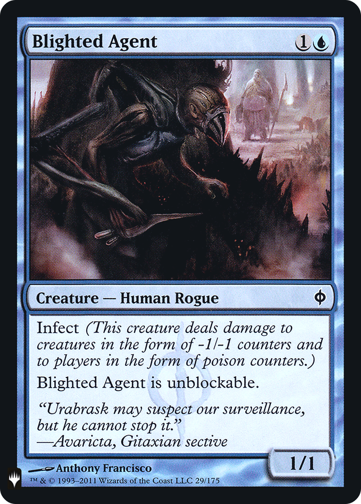 Blighted Agent (LIST-029) - The List Foil