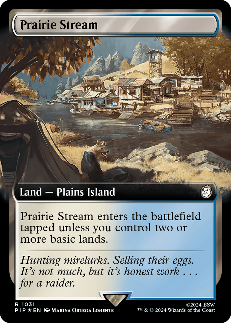 Prairie Stream (Extended Art) (Surge Foil) [Fallout] | The CG Realm