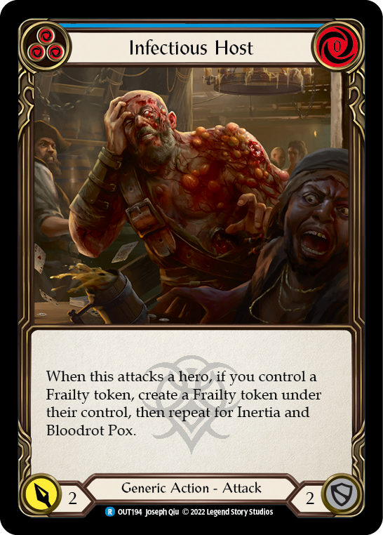 Infectious Host (Blue) [OUT194] (Outsiders) | The CG Realm