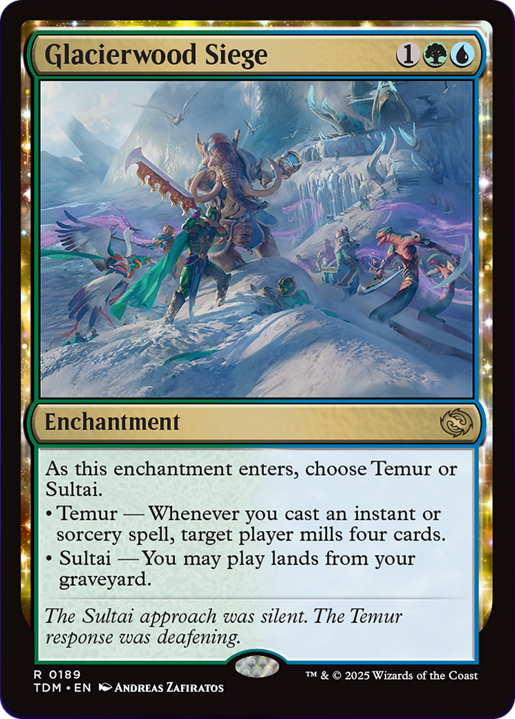 Glacierwood Siege [Tarkir: Dragonstorm] | The CG Realm