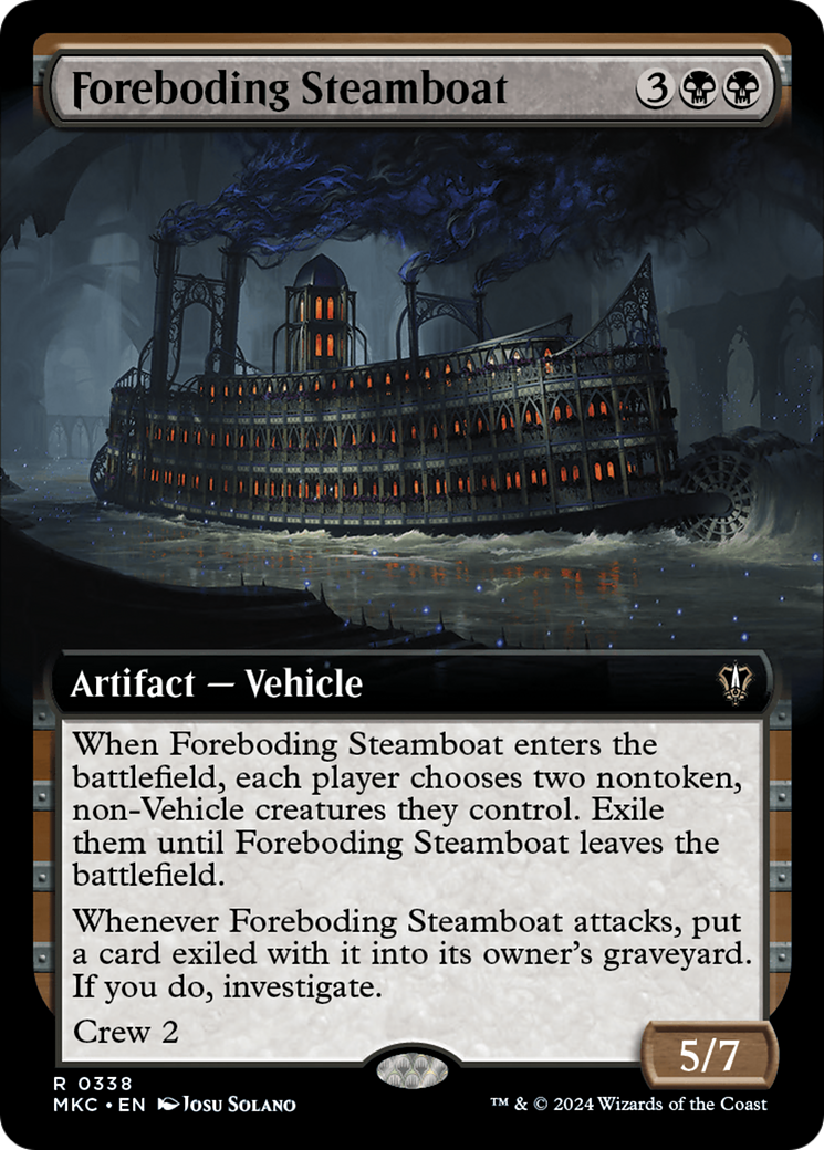 Foreboding Steamboat (Extended Art) [Murders at Karlov Manor Commander] | The CG Realm