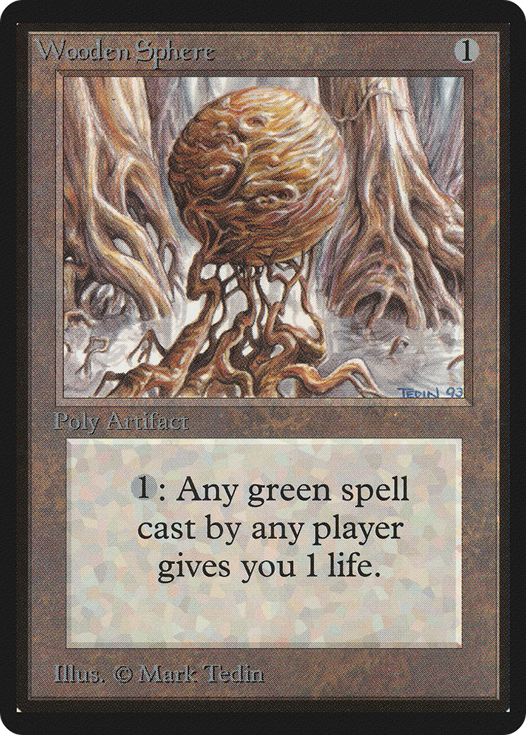 Wooden Sphere (LEB-) - Limited Edition Beta