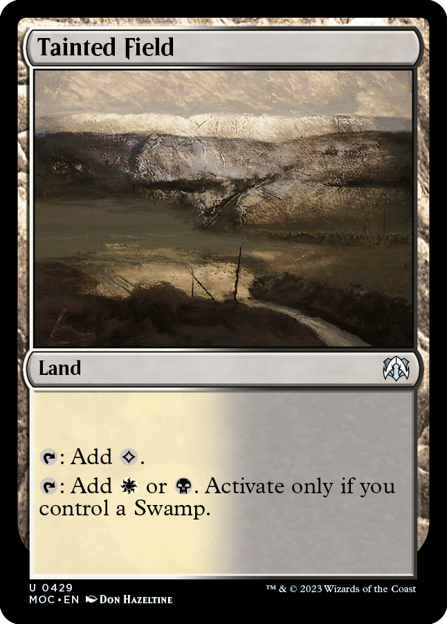 Tainted Field [March of the Machine Commander] | The CG Realm