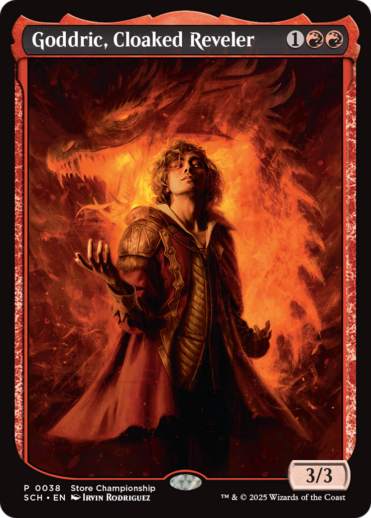 Goddric, Cloaked Reveler (GAME-038) - Game Day & Store Championship Promos