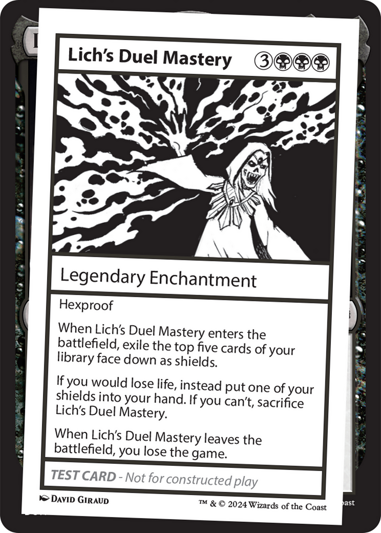 Lich's Duel Mastery [Mystery Booster 2 Playtest Cards] | The CG Realm