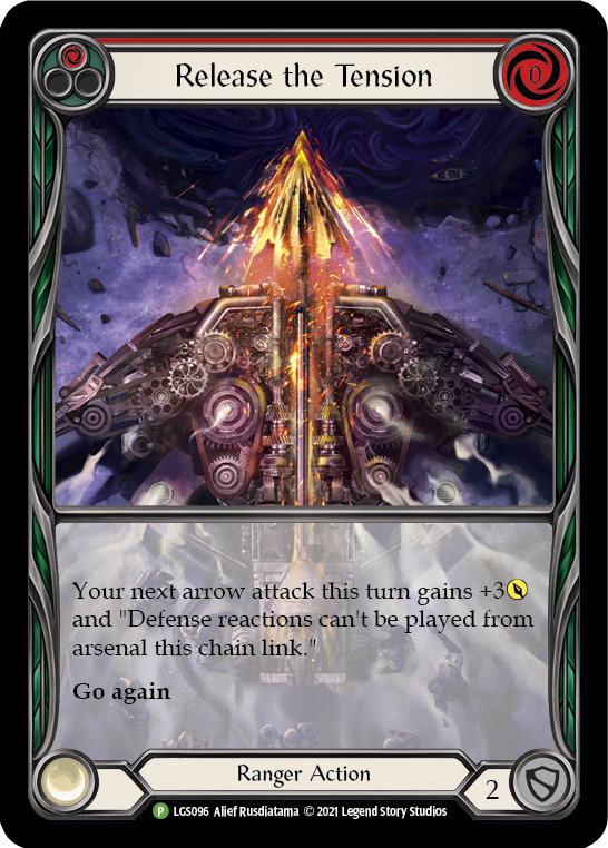 Release the Tension (Red) [LGS096] (Promo)  Rainbow Foil | The CG Realm