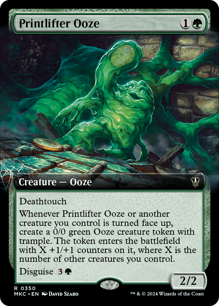 Printlifter Ooze (Extended Art) [Murders at Karlov Manor Commander] | The CG Realm