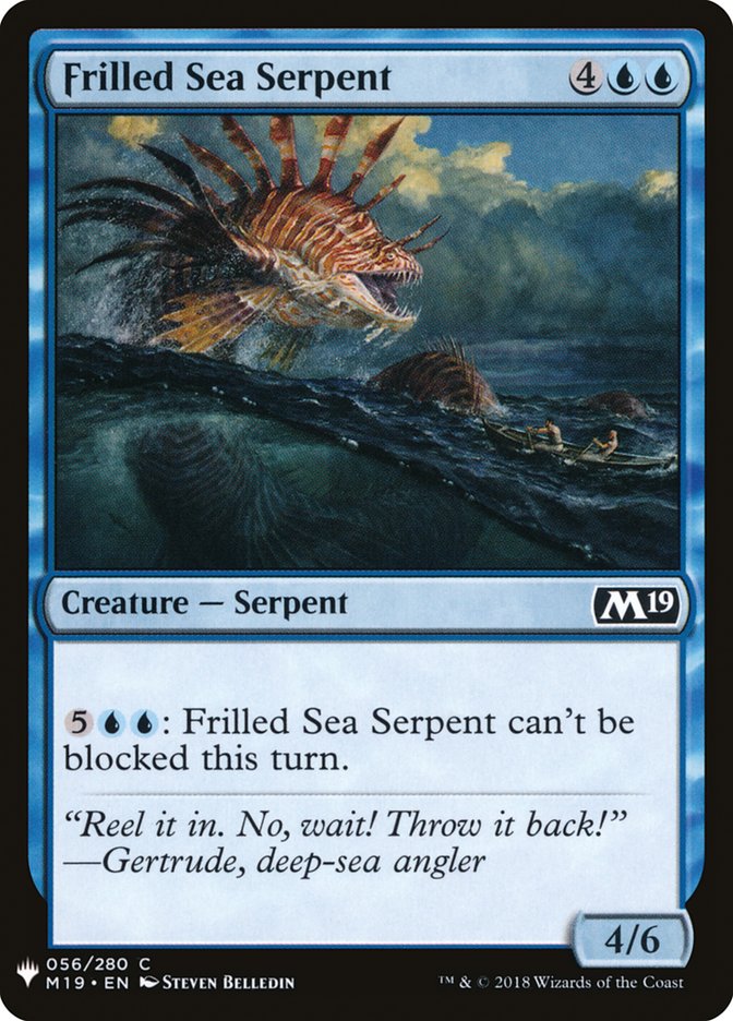 Frilled Sea Serpent [Mystery Booster] | The CG Realm