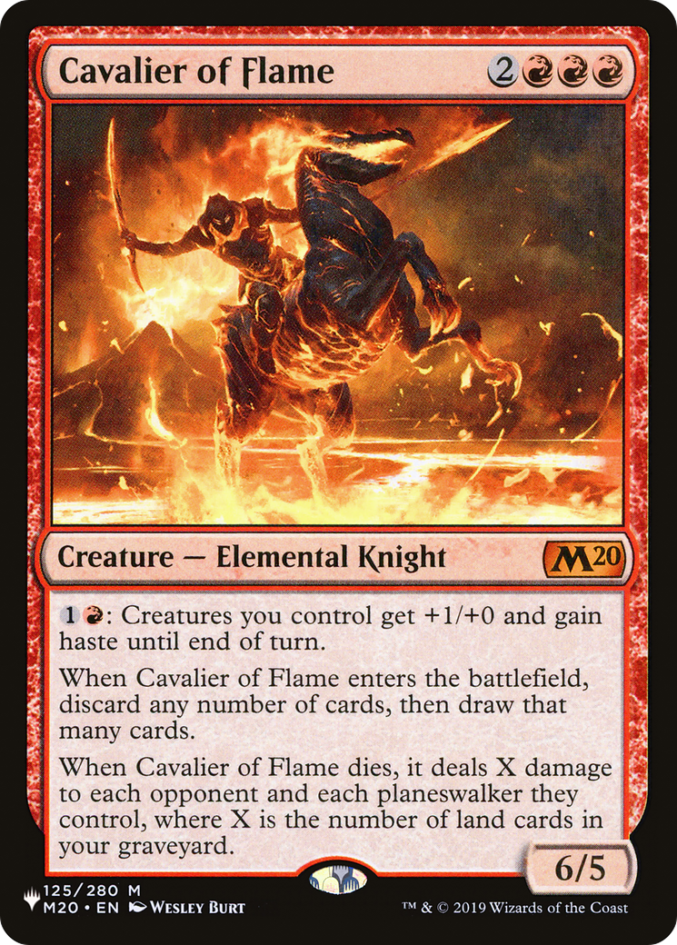 Cavalier of Flame [The List] | The CG Realm