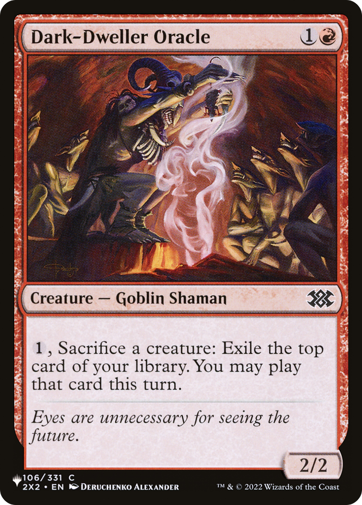 Dark-Dweller Oracle [The List] | The CG Realm