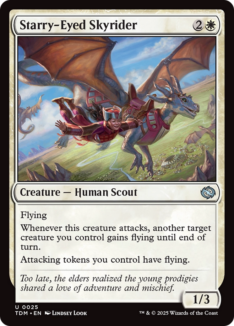 Starry-Eyed Skyrider [Tarkir: Dragonstorm] | The CG Realm