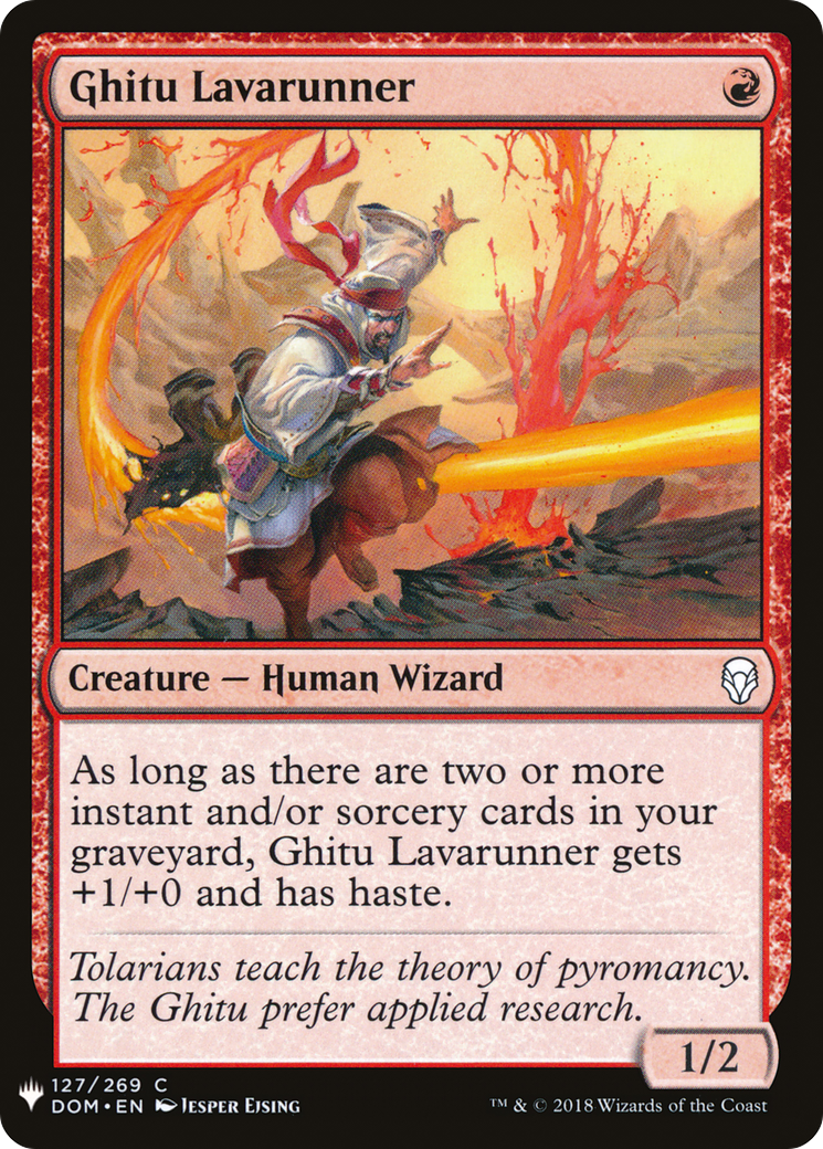 Ghitu Lavarunner (LIST-DOM-127) - The List