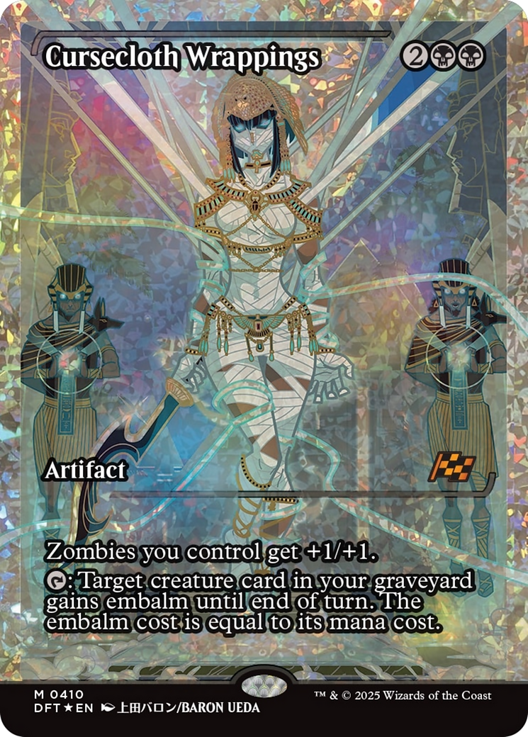 Cursecloth Wrappings (Showcase) (Fracture Foil) [Aetherdrift] | The CG Realm
