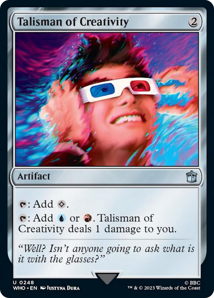 Talisman of Creativity [Doctor Who] | The CG Realm