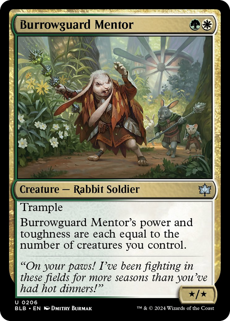 Burrowguard Mentor [Bloomburrow] | The CG Realm