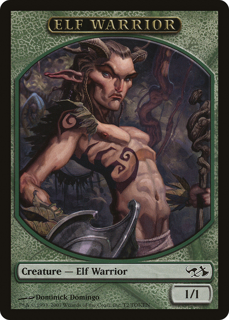 Elf Warrior Token (EVG-0T2) - Duel Decks: Elves vs. Goblins Tokens