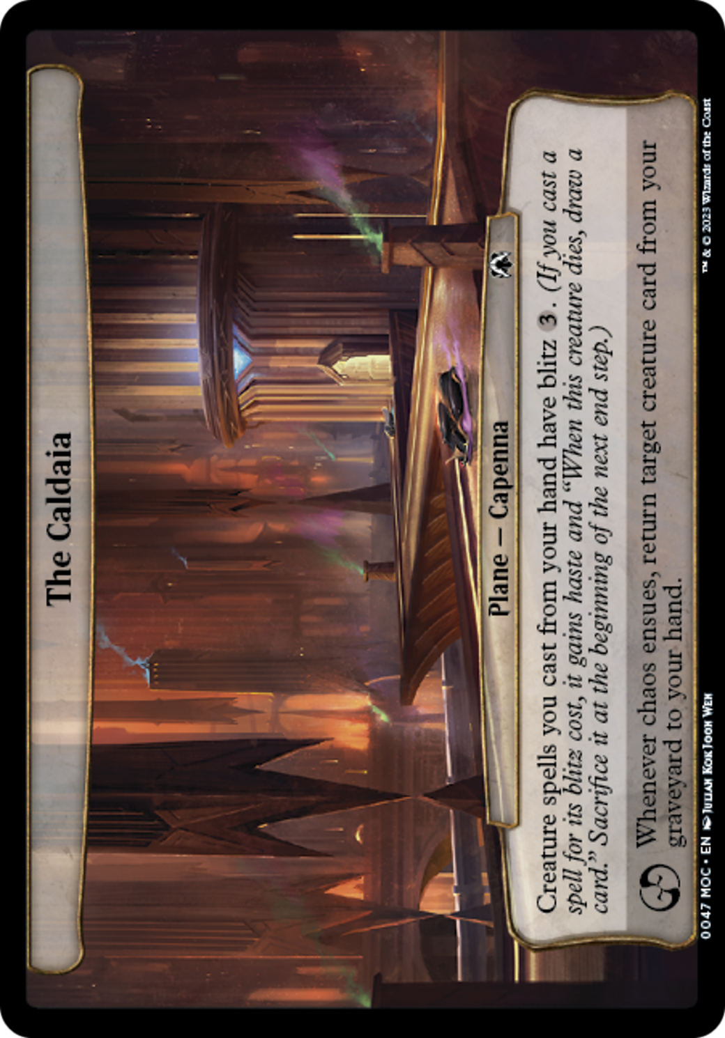 The Caldaia [March of the Machine Commander] | The CG Realm
