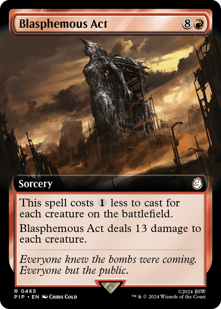 Blasphemous Act (Extended Art) [Fallout] | The CG Realm