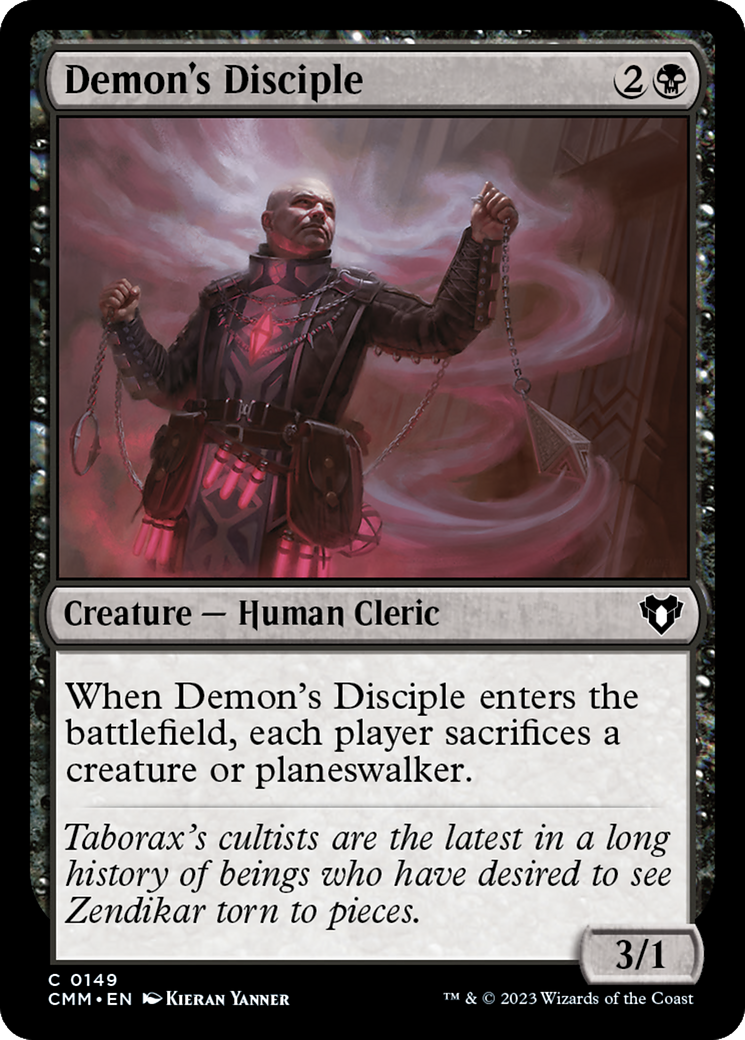 Demon's Disciple [Commander Masters] | The CG Realm