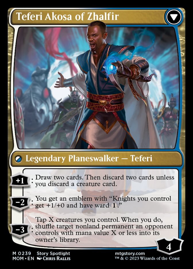 Invasion of New Phyrexia // Teferi Akosa of Zhalfir [March of the Machine] | The CG Realm