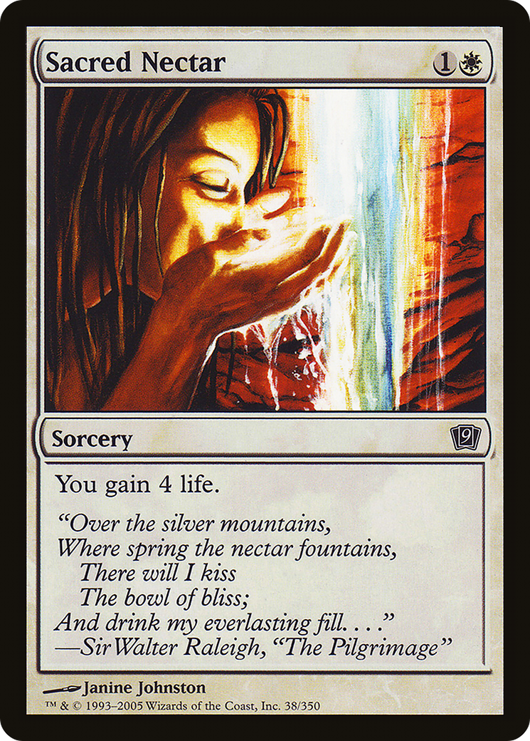 Sacred Nectar (9ED-038) - 9th Edition