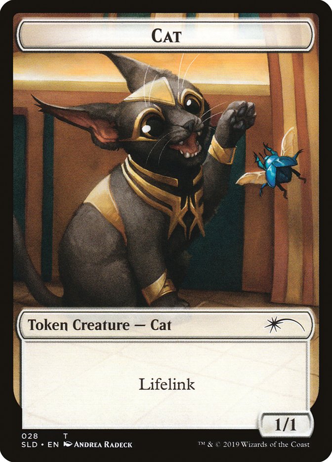 Cat (027) // Cat (028) Double-sided Token (SLD-27 // 28) - Secret Lair Drop
