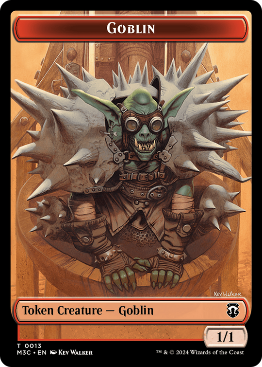 Tarmogoyf // Goblin Double-Sided Token (M3C-22 // 13) - Modern Horizons 3 Commander